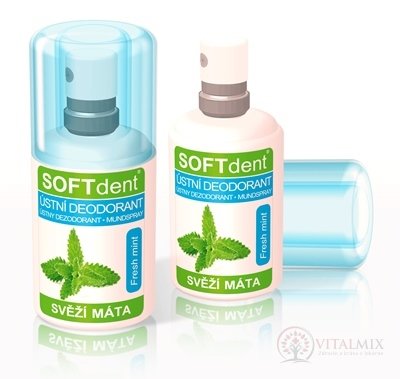 SOFTdent Fresh mint ústní deodorant, svěží máta 1x20 ml