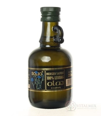 SOLIO lněný olej za studena lisovaný olej 1x250 ml