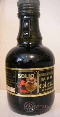 SOLIO makový olej za studena lisovaný olej 1x250 ml