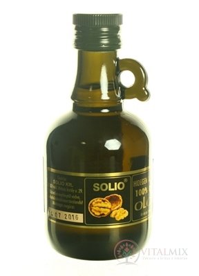 SOLIO olej z vlašských ořechů za studena lisovaný olej 1x250 ml