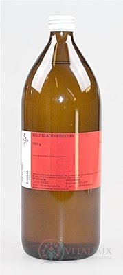 Solutio ACIDI Borici 3% - FAGRON v lahvičce 1x1000 g