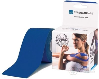STRENGTHTAPE Kinesio tejpovací páska tmavomodrá, 5 cm x 5 m, nepredstrihaná, 1x1 ks
