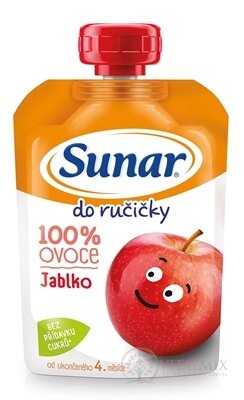 Sunar Do ručičky JABLKO 100% ovoce (od ukonč. 4. měsíce) 1x100 g