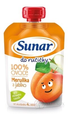 Sunar Do ručičky Meruňka a jablko (od ukonč. 4. měsíce) 1x100 g