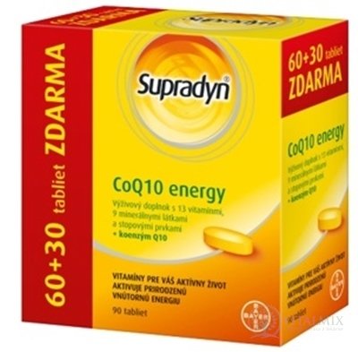 Supradyn CoQ10 Energy tbl 60 + 30 zdarma (90 ks)