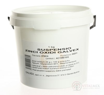 SUSPENSIO zinc oxide ČSL 4 - GALVEX sus der 1x1000 g