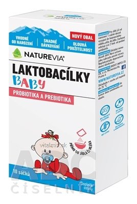 SWISS NATUREVIA LAKTOBACILKY BABY sáčky 1x10 ks