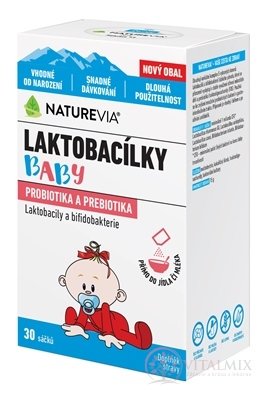 SWISS NATUREVIA LAKTOBACILKY BABY sáčky 1x30 ks