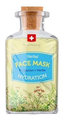 SwissMedicus Herbal FACE MASK HYDRATION pleťová maska s kyselinou hyaluronovou 1x17 ml