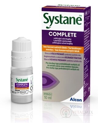 Systane COMPLETE Bez konzervačních látek zvlhčující oční kapky 1x10 ml