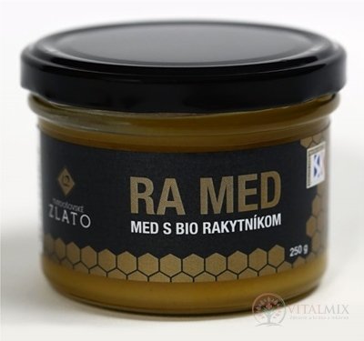 T.ZLATO RA MED - MED S BIO Rakytník pastovaný, 1x250 g