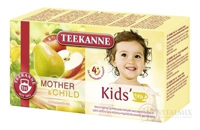 TEEKANNE M &amp; CH Kids Tea 4m + dětský ovocno-bylinný čaj (od ukonč. 4. měsíce) (inov.2018) 20x2,25 g (45 g)