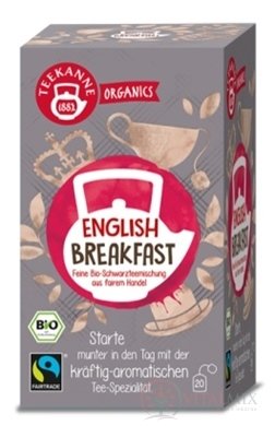 TEEKANNE ORGANICS BIO ENGLISH BREAKFAST černý čaj 20x1,75 g (35 g)