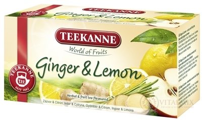 TEEKANNE WOF GINGER &amp; LEMON ovocno-bylinný čaj 20x1,75 g (35 g)
