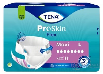 TENA Flex Maxi L inkontinenční kalhotky s rychloupevňovacím pásem (inov.2022) 1x22 ks