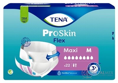 TENA Flex Maxi M inkontinenční kalhotky s rychloupevňovacím pásem (inov.2022) 1x22 ks