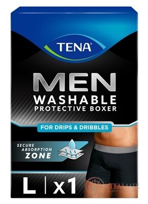 TENA Men Washable Boxer L pánské prací inkontinenční boxerky, 1x1 ks