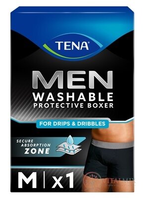 TENA Men Washable Boxer M pánské prací inkontinenční boxerky, 1x1 ks