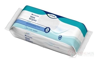 TENA Vlhčené utěrky wet wipes original 1x80 ks