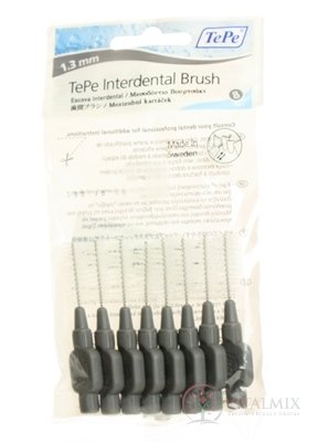 TePe mezizubní kartáčky 1,3 mm size 7 (šedé) 1x8 ks