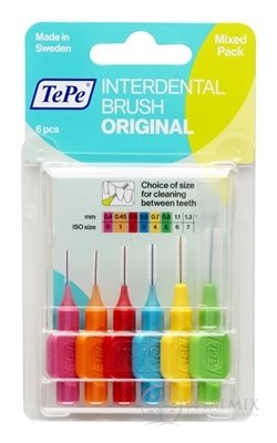 TePe mezizubní kartáčky Mixed Original startovací sada 1x6 ks