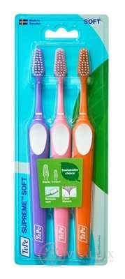 TePe SUPREME SOFT zubní kartáček blistr 1x3 ks