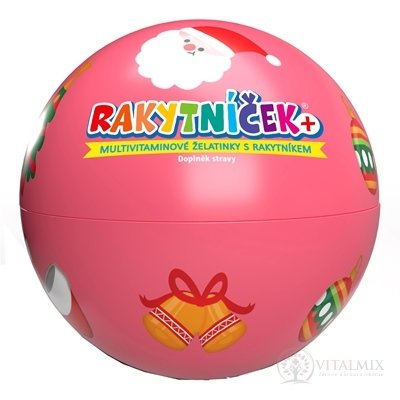 TEREZIA RAKYTNÍČEK+ želatinky koule růžová (vánoční edice 2021) 1x50 ks