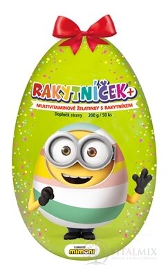 TEREZIA RAKYTNÍČEK+ želatinky MIMONI velikonoční vejce - zelené (limitovaná edice 2025), 1x50 ks