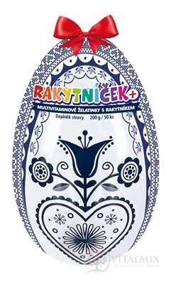 TEREZIA RAKYTNÍČEK+ želatinky velikonoční vejce - bílé (limitovaná edice 2024) 1x50 ks