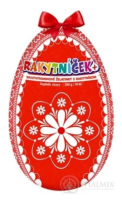 TEREZIA RAKYTNÍČEK+ želatinky velikonoční vejce - červené (limitovaná edice 2025) 1x50 ks