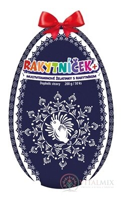 TEREZIA RAKYTNÍČEK+ želatinky velikonoční vejce - modré (limitovaná edice 2025) 1x50 ks