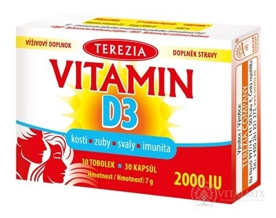 TEREZIA VITAMIN D3 2000 IU cps 1x30 ks
