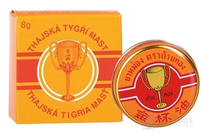 Thajská tygří mast GOLDEN CUP BALM 1x8 g