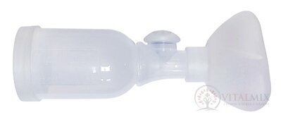 TipsHaler-HospitHal Inhalační komora pro tlak. dávkovací inhalátor, s dětskou maskou (dělená, OrHal s přepážkou), od 1 do 6 let, 1x1 ks