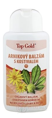 TOP GOLD arnikový balzám s kostivalem chladivý 1x200 ml