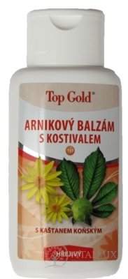 TOP GOLD arnikový balzám s kostivalem hřejivý 1x200 ml