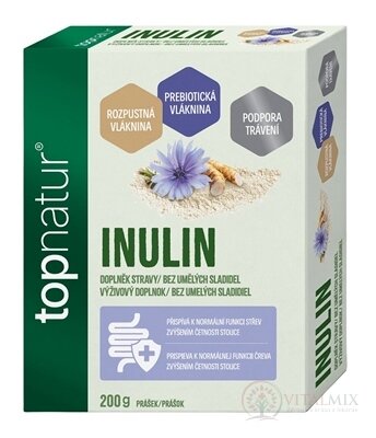 topnatur INULIN prášek, rozpustná vláknina 1x200 g