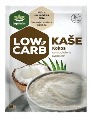 topnatur LOW CARB KAŠE Kokosová instantní směs 1x60 g