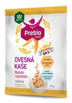 topnatur Prebio OVSENÁ KAŠE mléčná Banán+protein instantní směs 1x65 g