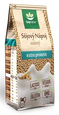 topnatur sójové nápoje extra protein sušený nápoj v prášku 1x350 g