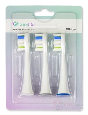 TrueLife SonicBrush UV - Whiten Triple Pack náhradní hlavice pro sonický zubní kartáček 1x3 ks