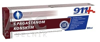 Twins Tek 911+ S kaštanu koňského chladivý balzám 1x100 ml