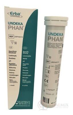 UNDEKAPHAN diagnostické proužky na moč 1x50 ks