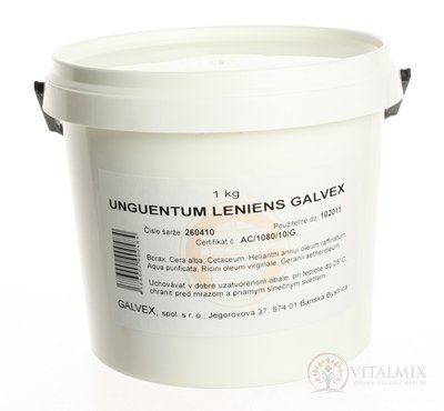 Unguentum leniens - GALVEX ung 1x1000 g