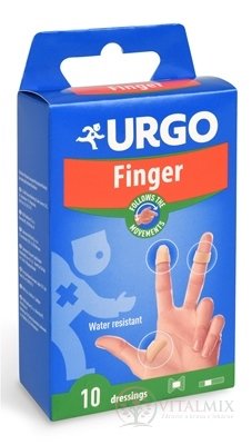 URGO Finger náplast na prsty, 2 velikosti, 1x10 ks