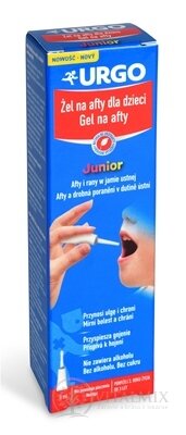 URGO Gel na afty Junior 1x8 ml