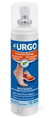 URGO Sprej proti plísním a bakteriím na chodidla a do obuvi 1x125 ml