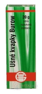 Ušní kapky Burow - GALVEX 1x20g