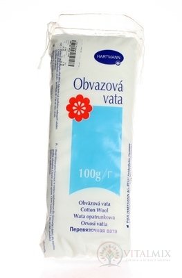 VATA obvazová skládaná, nesterilní, směs 1x100 g