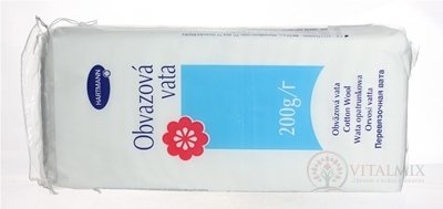 VATA obvazová skládaná, nesterilní, směs 1x200 g